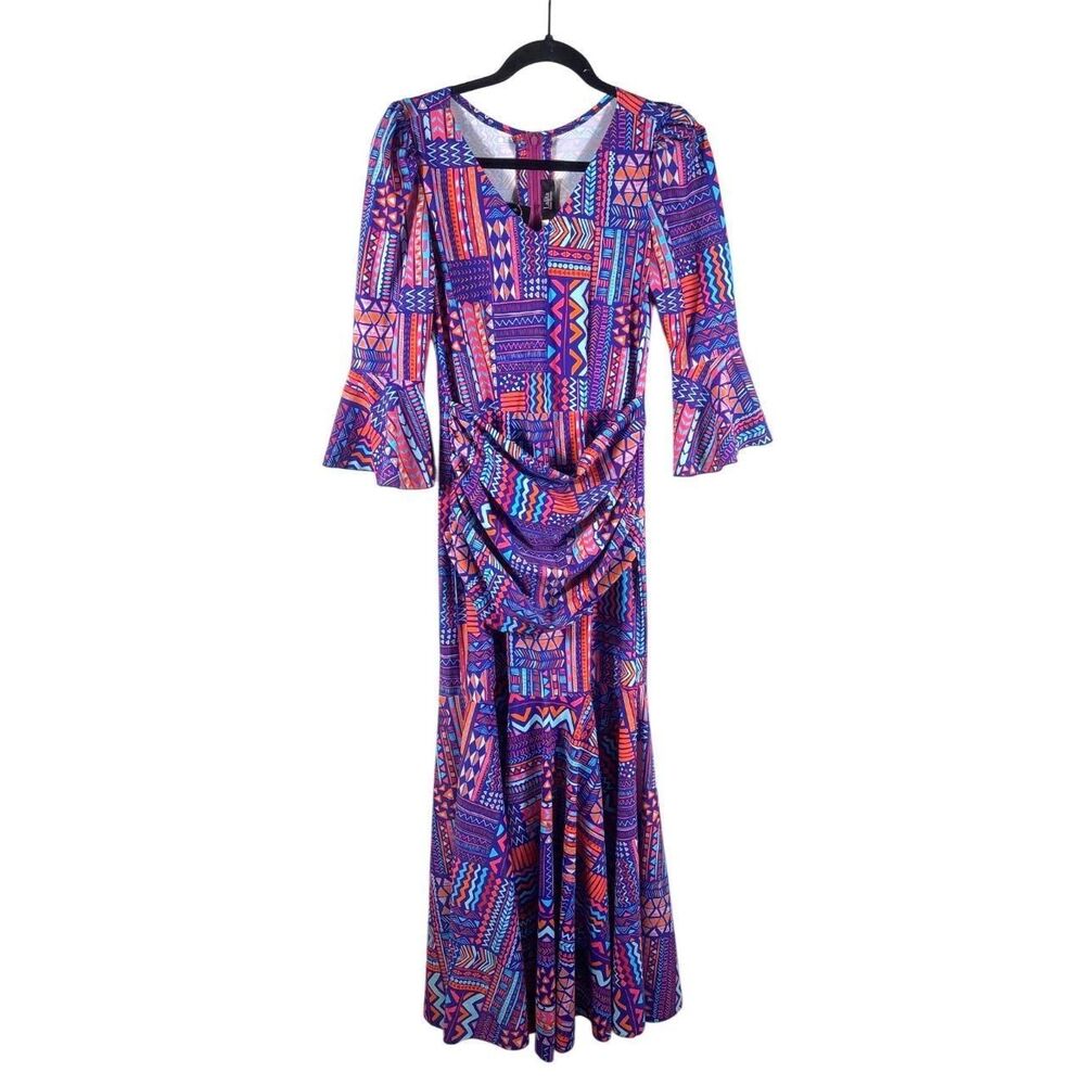 Unbranded Women's Purple and Orange Dress